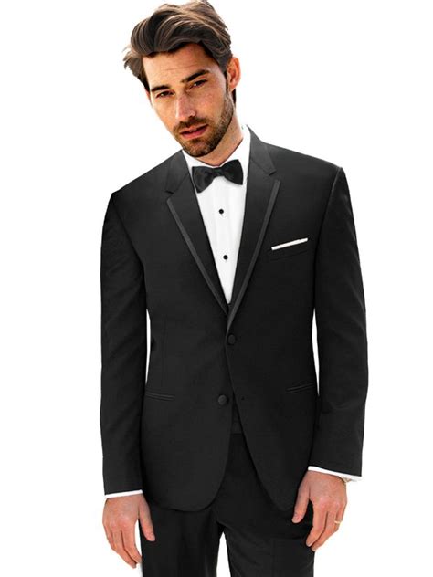 michael kors black affection tux satin edge lapel|Michael Kors Black Obsession Tuxedo .